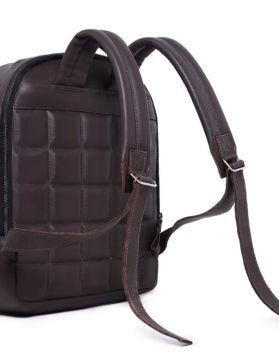 Mochila Notebook de Couro Legítimo Média 