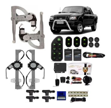 Kit Alarme Automotivo Ford Ranger 2003 a 2011 Completo