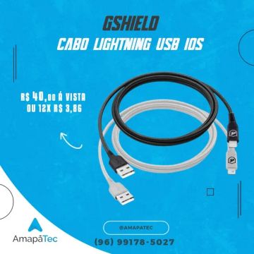 Cabo Survivor para Lightning / USB 1,5m - Gshield