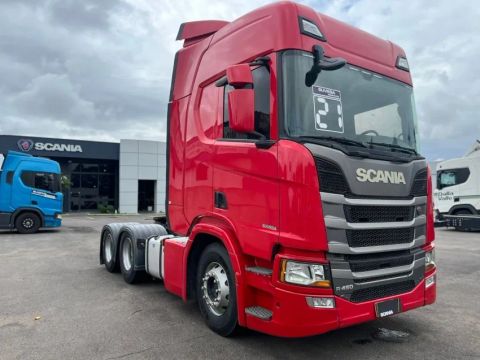 Scania Rh450 6x2 2021 - Único dono, calçado de pneus, Padrão original