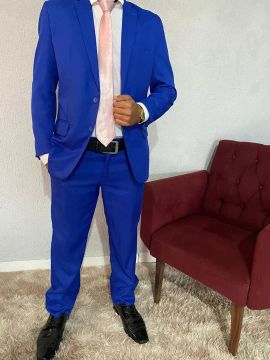 Terno Azul Royal Masculino