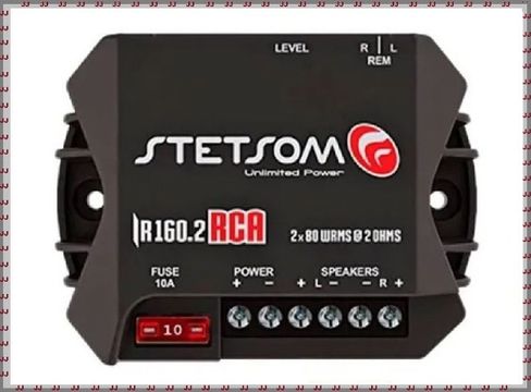 Módulo amplificador de som Stetsom160 watts 2 canais
