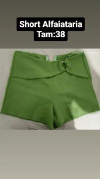 Short alfaiataria 