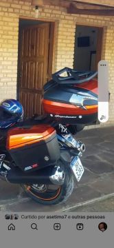 Baú para moto, personalizado para Hayabusa, MAS pode ser utilizado em qualquer moto.