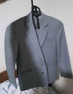 Terno Masculino infantil Cinza