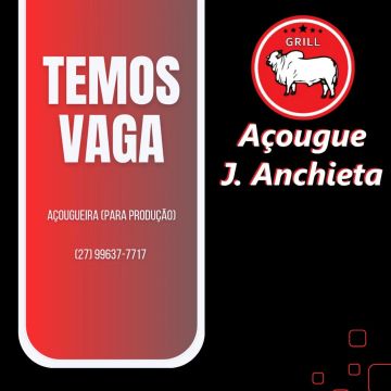 VAGA DE AÇOUGUEIRA (PARA PRODUÇÃO)