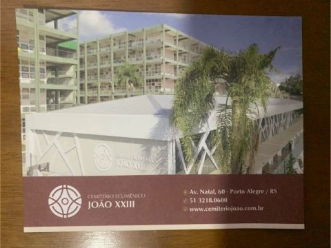 Túmulo perpétuo Cemitério João XXIII.