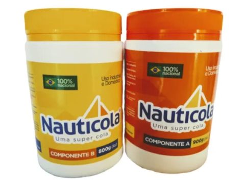Cola Multiuso Nauticola Adesivo Epóxi A+B 1,7 kg Tipo Araldite