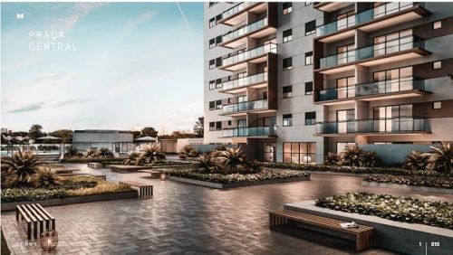 Apartamento Urban Esmeralda em Fragata, 1 dormitório