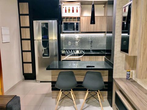 Space Residence - 37 m2 - Apartamento mobiliado Loft Studio no Vieiralves - Vendo