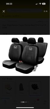 Jogo de Capas de Banco em Couro para Honda Civic 2008