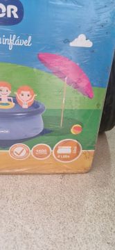 Piscina redonda marca MOR,novíssima cx lacrada. 