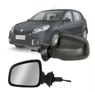 Retrovisor Logan Sandero 2009 2010 2011 2012 2013 C/controle