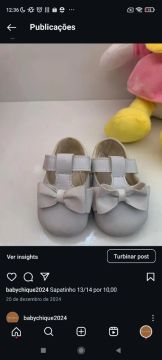 Sapatinho Bebê Menina 13/14