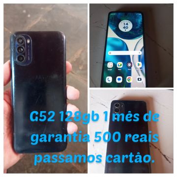 Motorola G52 128gb 1 mês de garantia