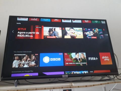 Vendo TV Smart tcl Android com Bluetooth 43 polegadas