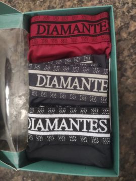 Cuecas Diamantes M e G 
