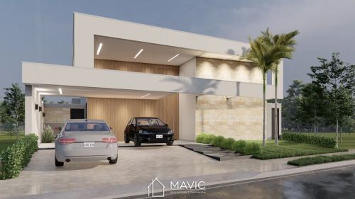 Casa de condomínio térrea para venda com 280 metros quadrados com 4 quartos