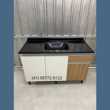 Pia com Cuba Marmorite 1.20x54 