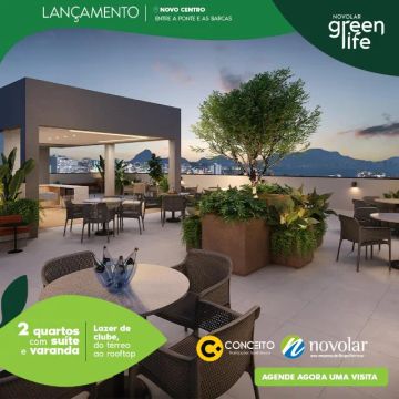 Condomínio Green Life Novo Lar - Apto 2 quartos no Centro de Niterói - Lançamento