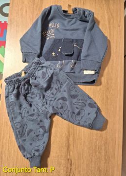 Conjunto Bebê - Blusa e Calça - Tamanho P