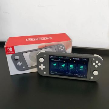Nintendo Switch Lite Cinza Desbloqueado 128gb