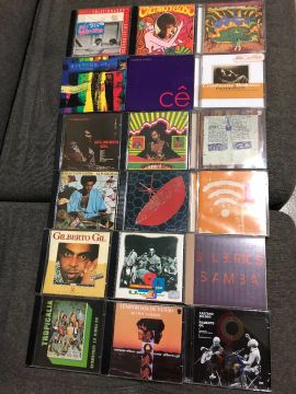 Lote 18 Cds Caetano Veloso + Gilberto Gil Confira Mpb Samba