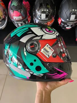 Capacete LS2 FF358 Tribal PINK,GREEN,ORANGE DISPONÍVEL