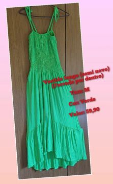 Vestido Longo Verde - Semi Novo