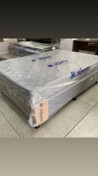 Conjunto box casal bon sono D.33 base e colchão separado 