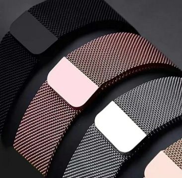 Pulseira Milanese Compatível com APPLE WATCH, linha ULTRA e linha IWO. Várias Cores 