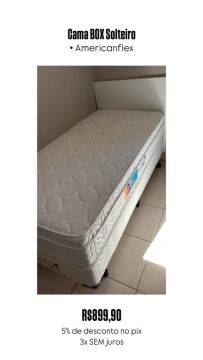 Vendo Cama Box Solteiro