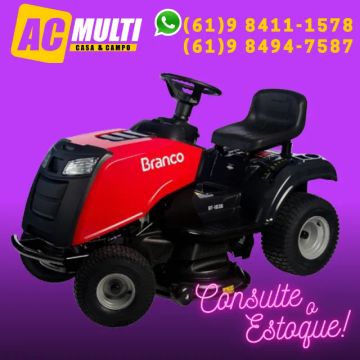 Trator cortador de grama a gasolina BT 1942 branco