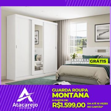 Guarda Roupa Casal Entrega e Montagem Grátis 
