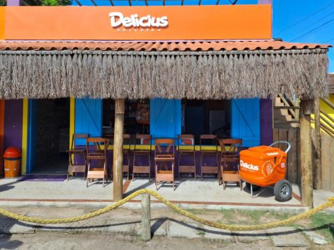 Sorveteria montada no Barari, Santa Mônica.