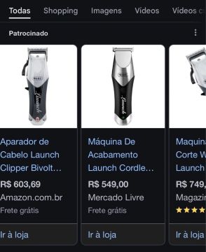 Máquina de cortar Cabelo metade do preço Wahl Launch Bivolt