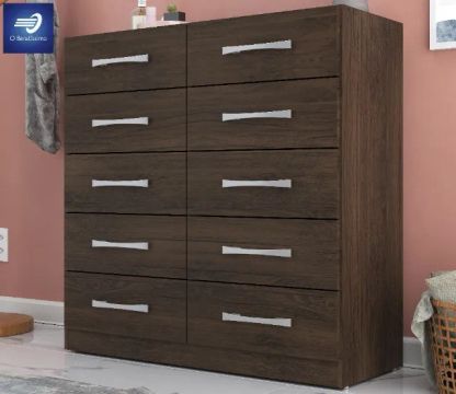 Oferta Cômoda com 10 Gavetas Compacta