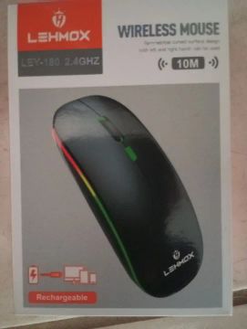 Mouse Sem Fio Lehmox LEY-180 2.4GHz - 15m de alcance