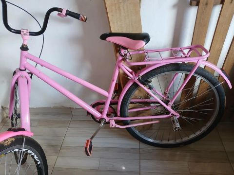 Bicicleta Feminina Rosa