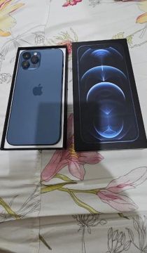 iPhone 12 Pro Max Azul - semi-Novo