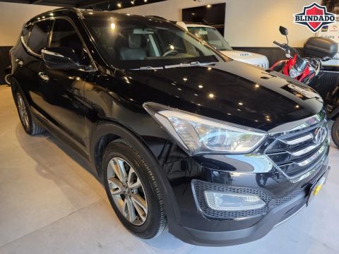 Hyundai Santa Fe 2014 impecável Blindada target vidros Space Glass