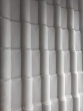 telha plan cinza pvc 2,42x88 precon 