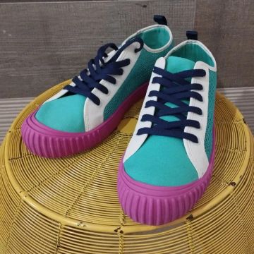 Tênis Havaianas Verde e Rosa