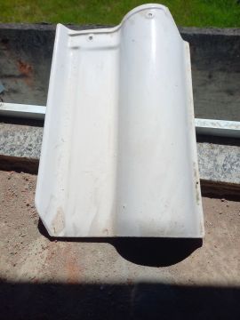Telha Cerâmica nova, sobrou da obra