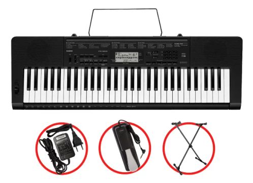 TECLADO CASIO CTK-3500 SEMI NOVO
