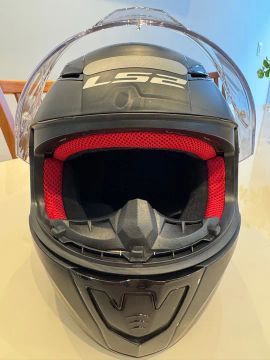 Capacete LS2 FF353 Rapid Monocolor Preto Fosco - Tamanho 56