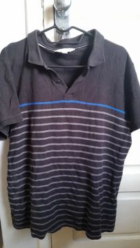 Camiseta Polo Listrada  CK