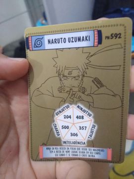 Cartão Naruto Uzumaki - PN 592