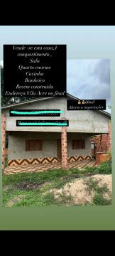 Casa 5 cômodos em Vila Acre - R$ 85.000