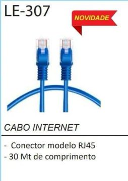 Cabo de Rede RJ45 30M LE-307 - It-Blue
